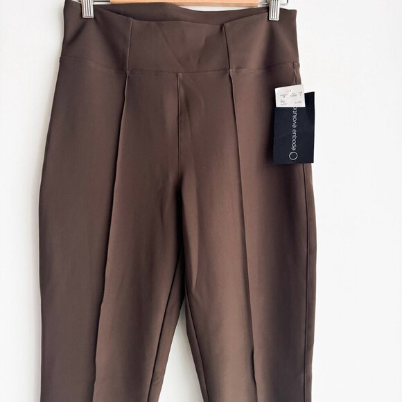 Epoque Evolution Jet Set flare  Side Slit Pants Brown 10 - Picture 6 of 13